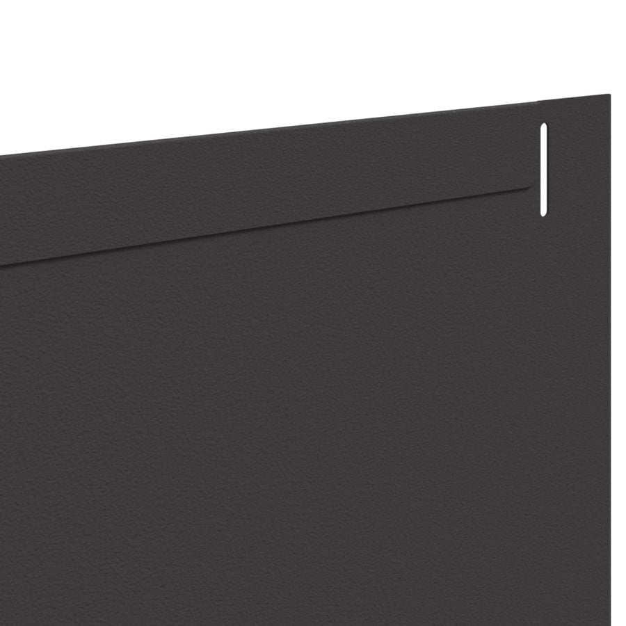 Gazonrand 30 pcs 102 x 15 x 4 cm Staal Zwart