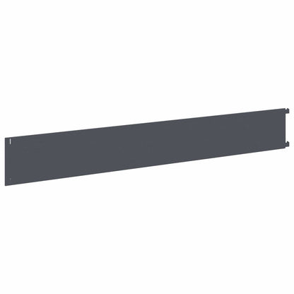 Gazonrand 10 pcs 102 x 15 x 4 cm Staal Antracietkleurig