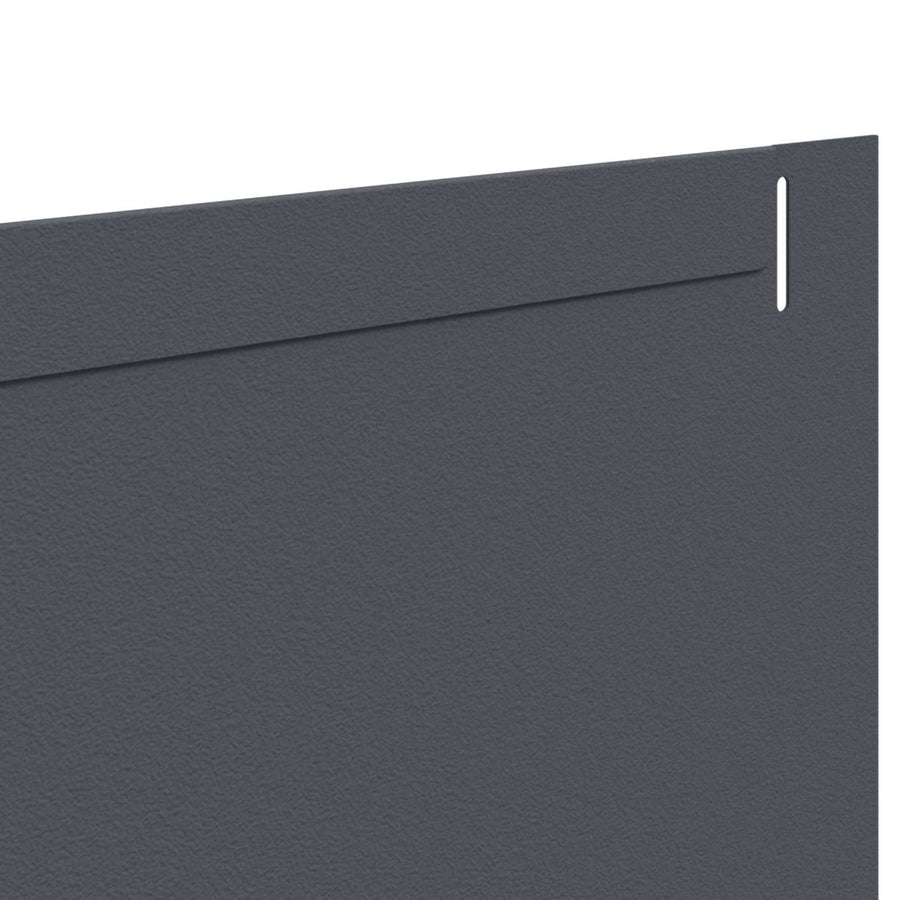 Gazonrand 20 pcs 102 x 15 x 4 cm Staal Antracietkleurig