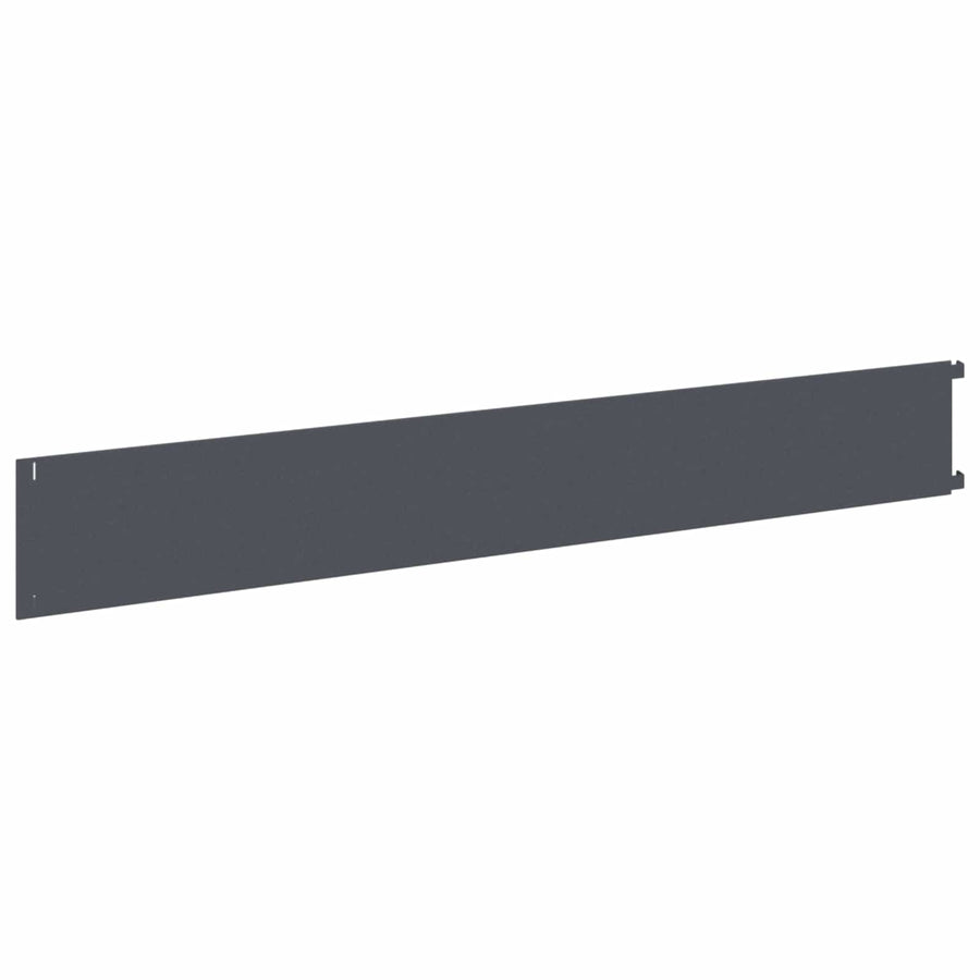 Gazonrand 20 pcs 102 x 15 x 4 cm Staal Antracietkleurig