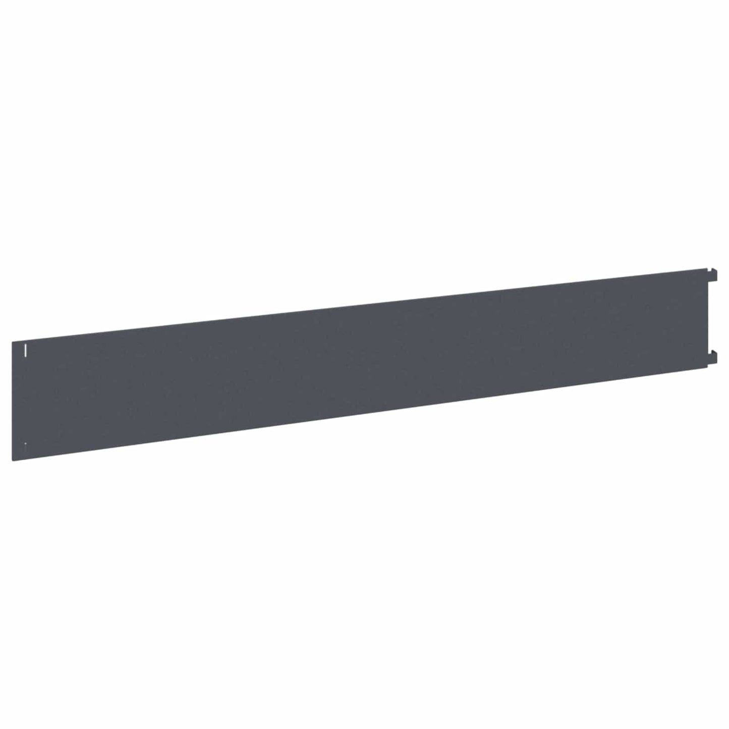 Gazonrand 30 pcs 102 x 15 x 4 cm Staal Antracietkleurig