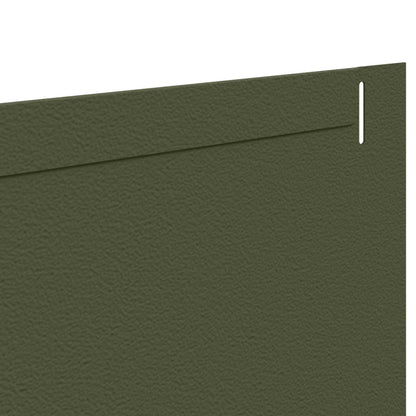 Gazonrand 20 pcs 102 x 15 x 4 cm Staal Olijfgroen