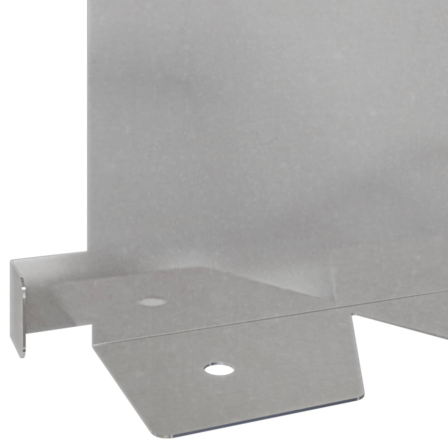 Gazonrand 30 pcs 102 x 15 x 4 cm Staal Zilverkleurig
