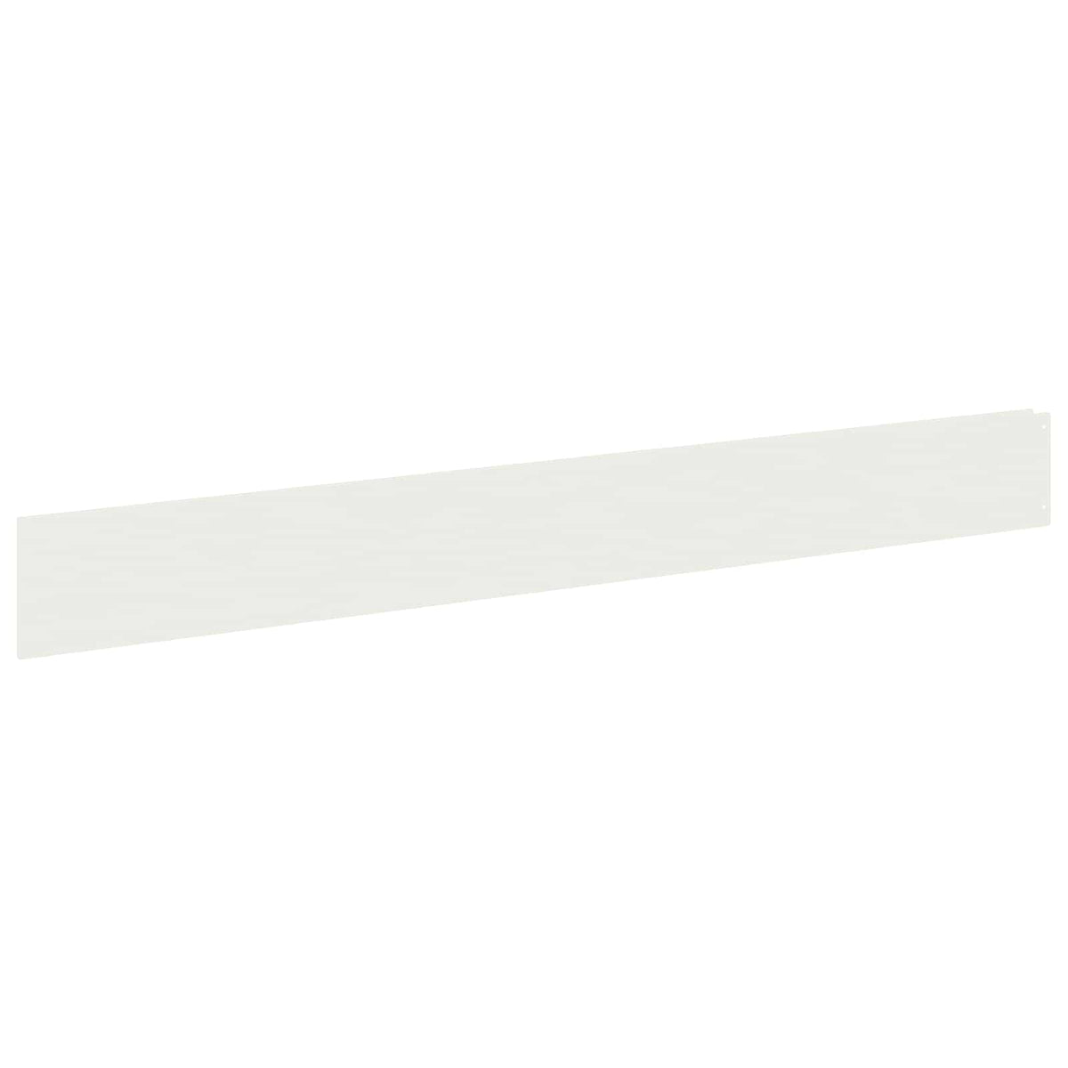 Gazonrand 30 st 100 x 12 cm Staal Wit