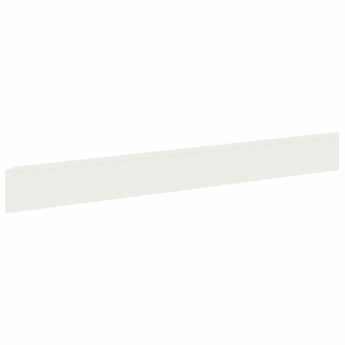 Gazonrand 30 st 100 x 12 cm Staal Wit