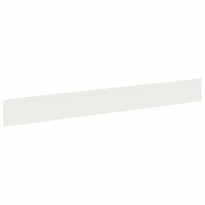 Gazonrand 30 st 100 x 12 cm Staal Wit