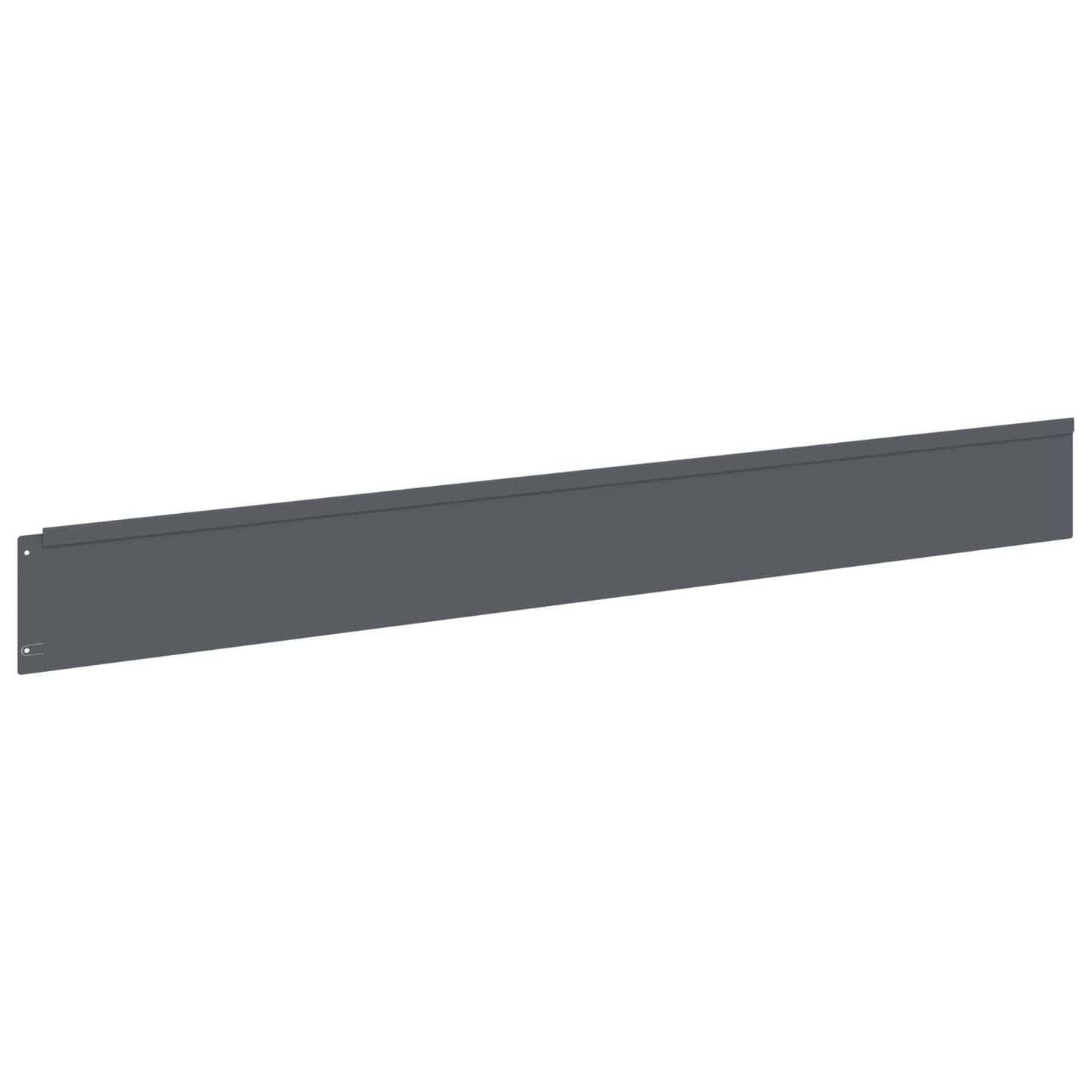 Gazonrand 30 st 100 x 12 cm Staal Antraciet
