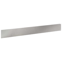 Gazonrand 50 pcs 100 x 12 cm Staal Zilverkleurig