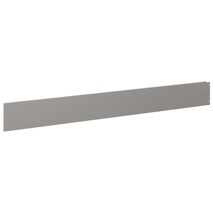 Gazonrand 10 pcs 100 x 12 cm Staal Roestig