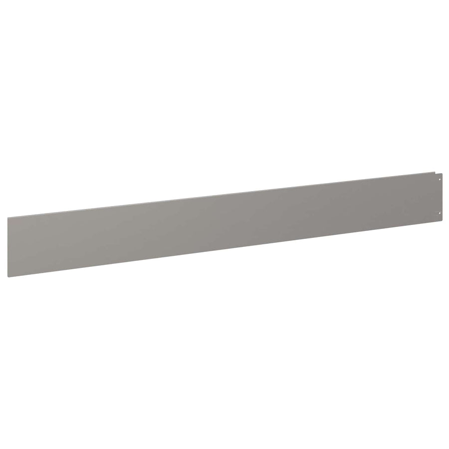 Gazonrand 10 pcs 100 x 12 cm Staal Roestig