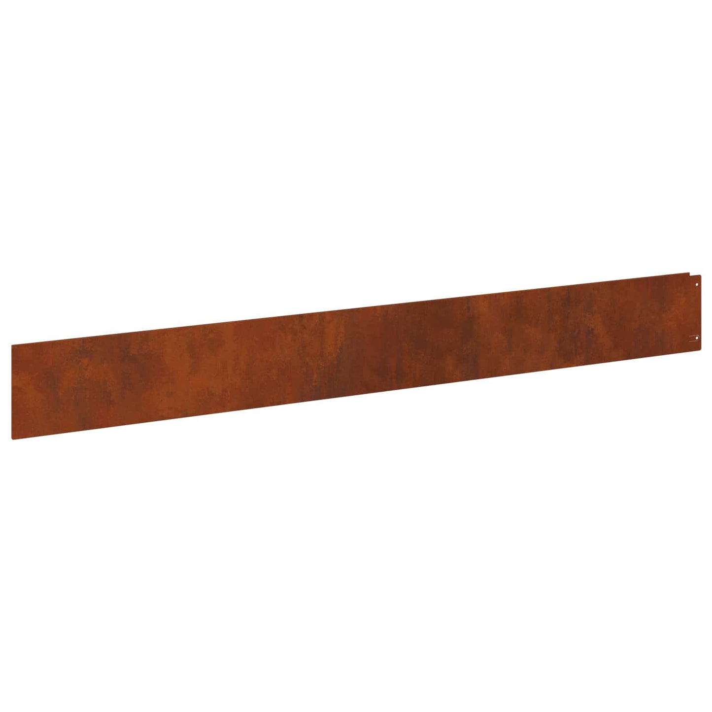 Gazonrand 20 pcs 100 x 12 cm Staal Roestig