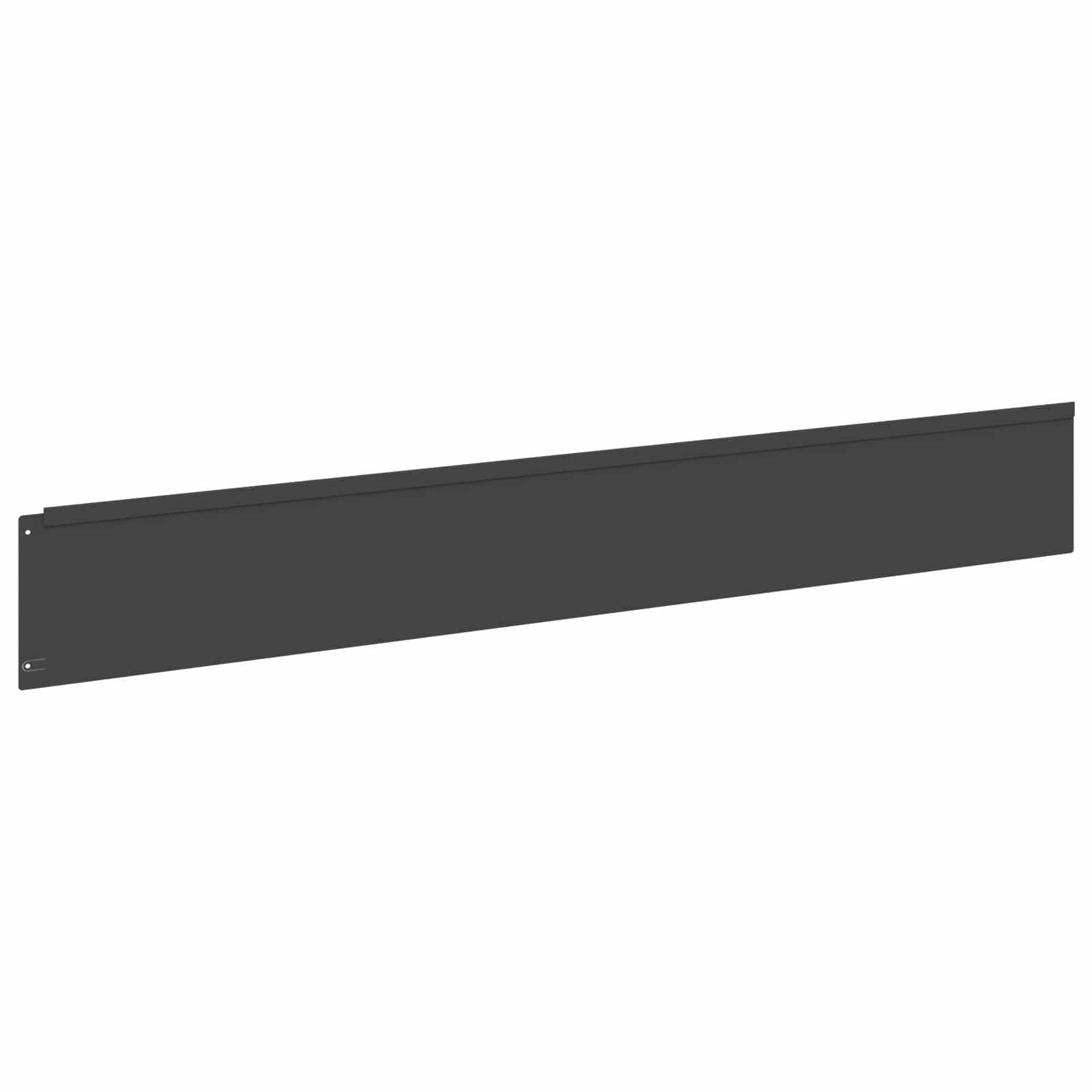 Gazonrand 20 st 100 x 15 cm Staal Zwart