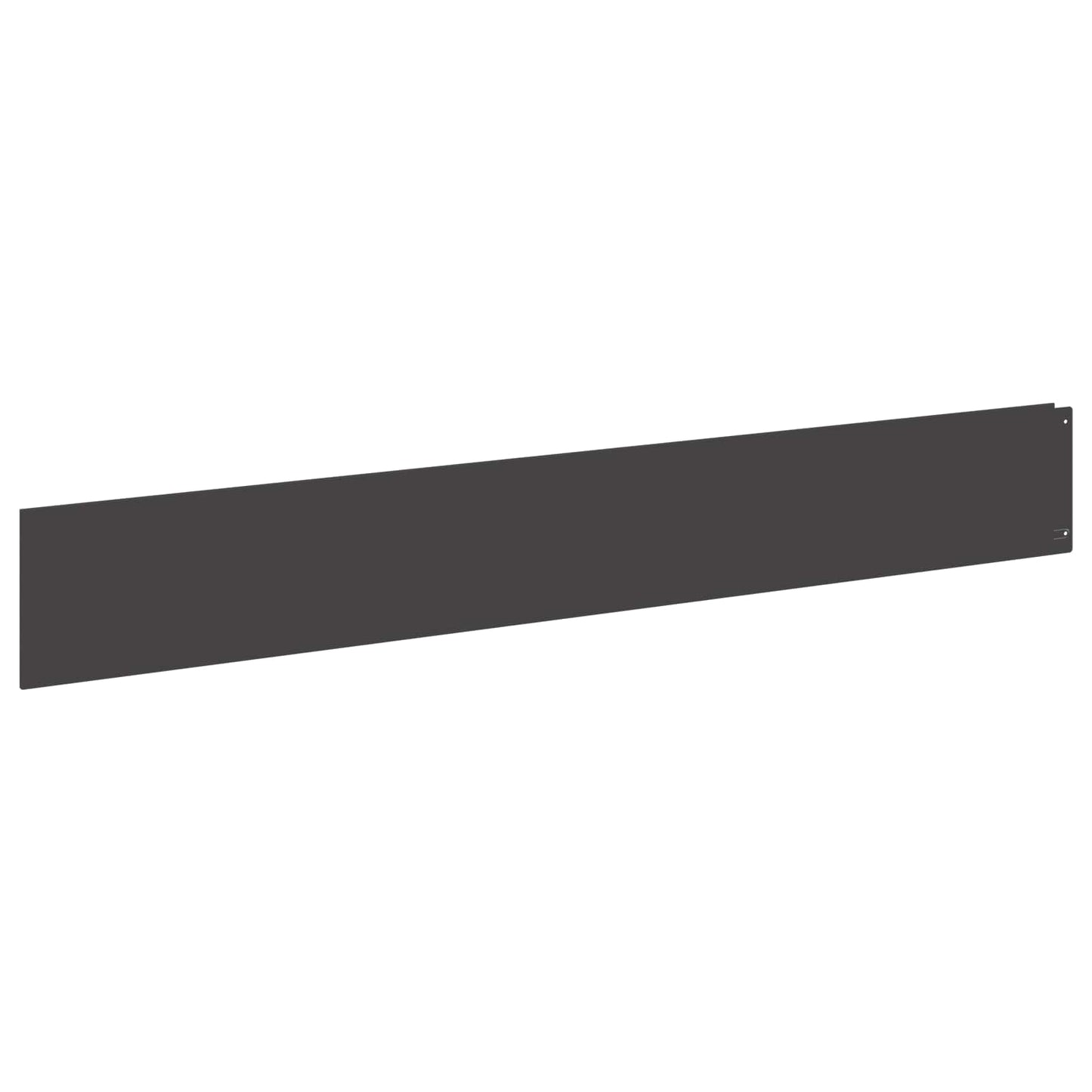 Gazonrand 30 st 100 x 15 cm Staal Zwart