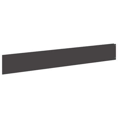 Gazonrand 30 st 100 x 15 cm Staal Zwart