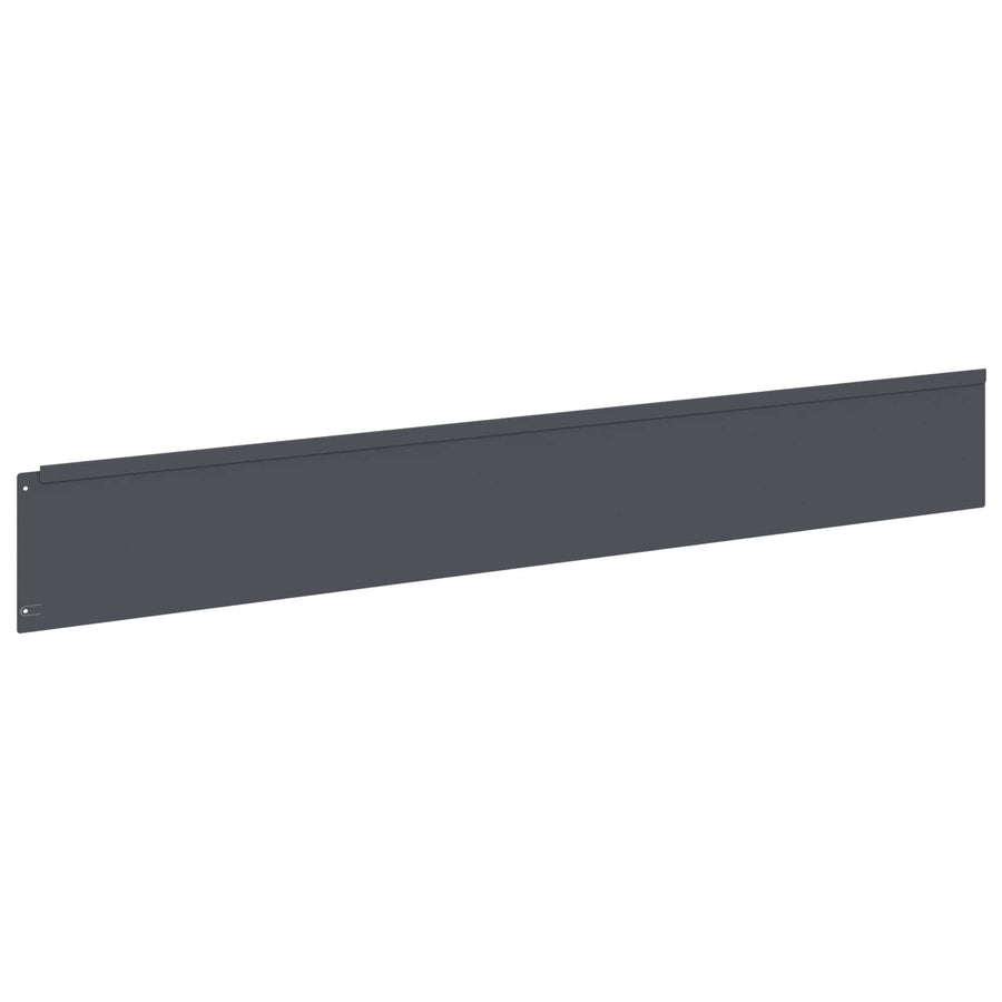 Gazonrand 10 pcs 100 x 15 cm Staal Antracietkleurig