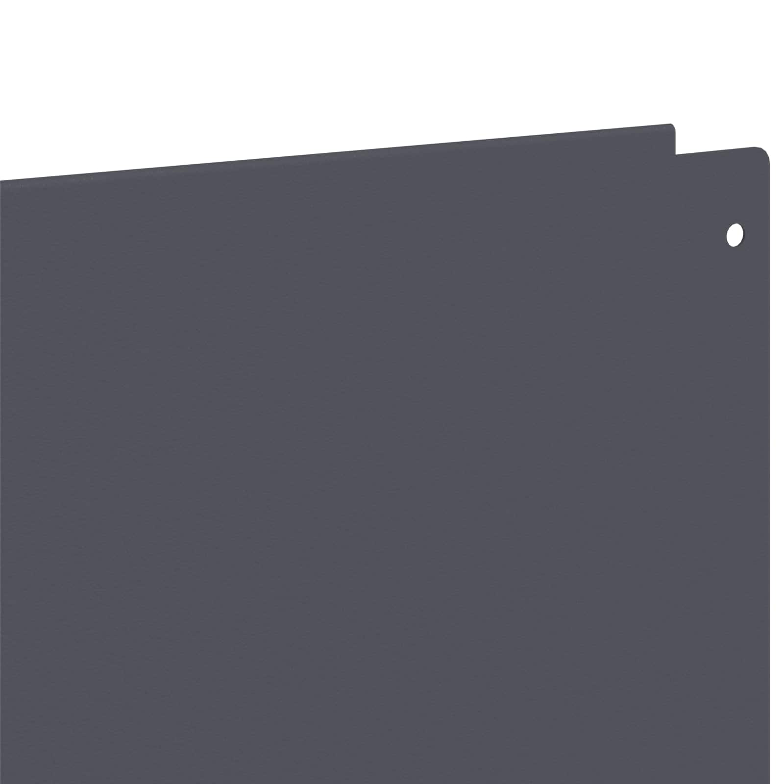 Gazonrand 30 st 100 x 15 cm Staal Antraciet
