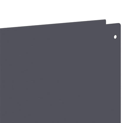 Gazonrand 30 st 100 x 15 cm Staal Antraciet