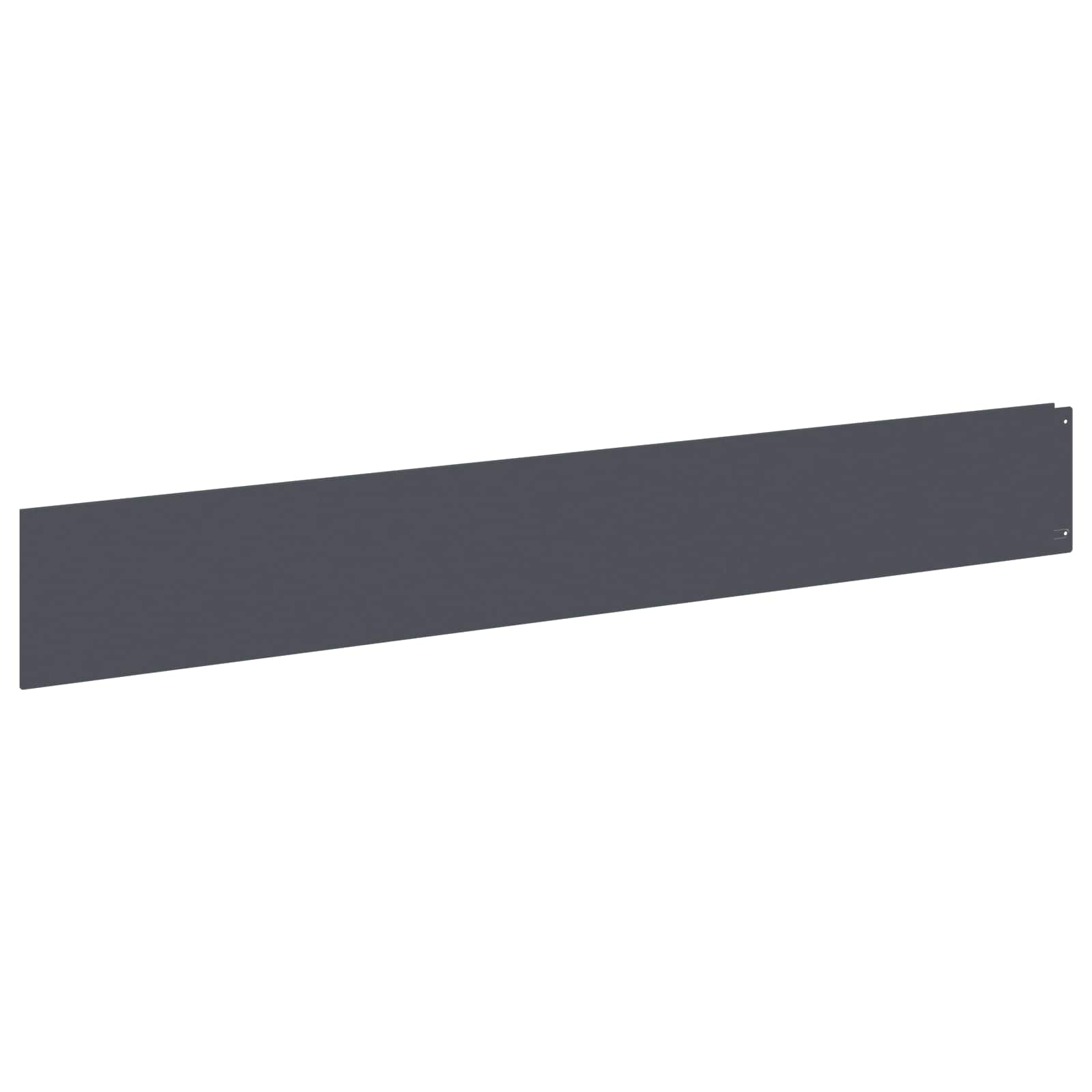 Gazonrand 30 st 100 x 15 cm Staal Antraciet