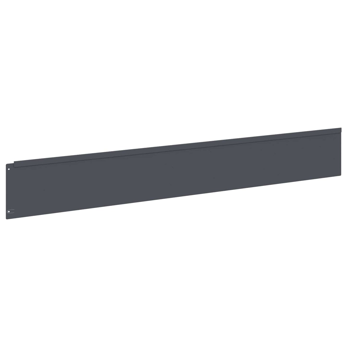 Gazonrand 30 st 100 x 15 cm Staal Antraciet
