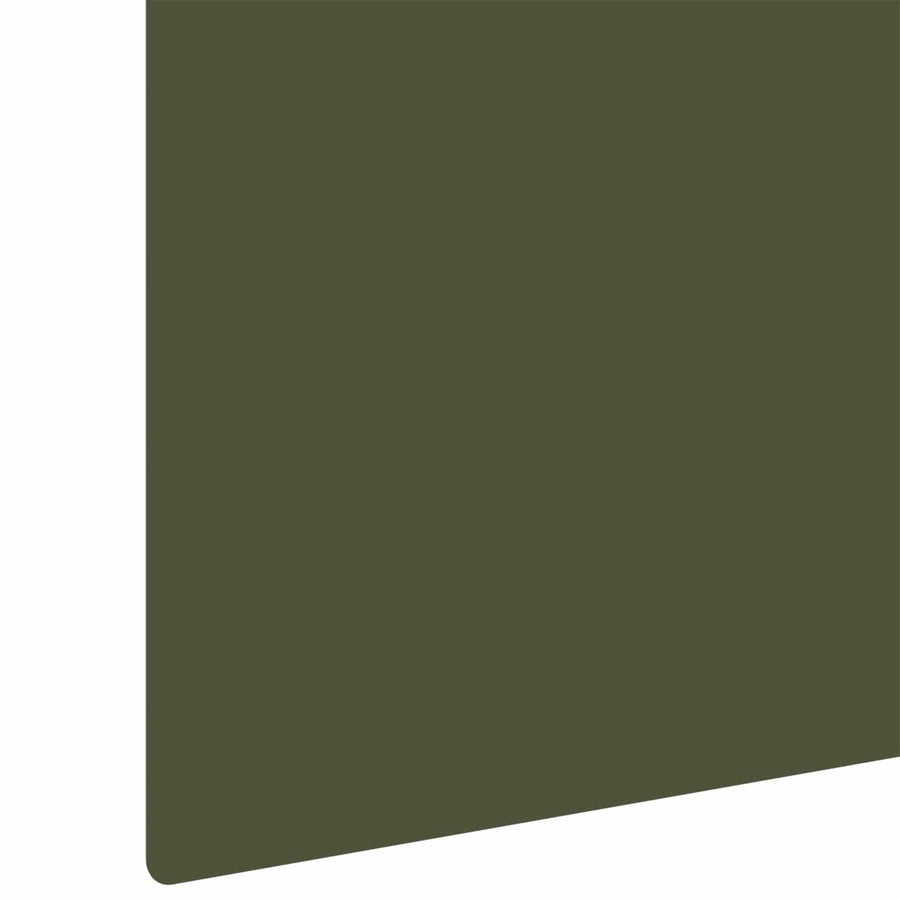Gazonrand 20 pcs 100 x 15 cm Staal Olijfgroen