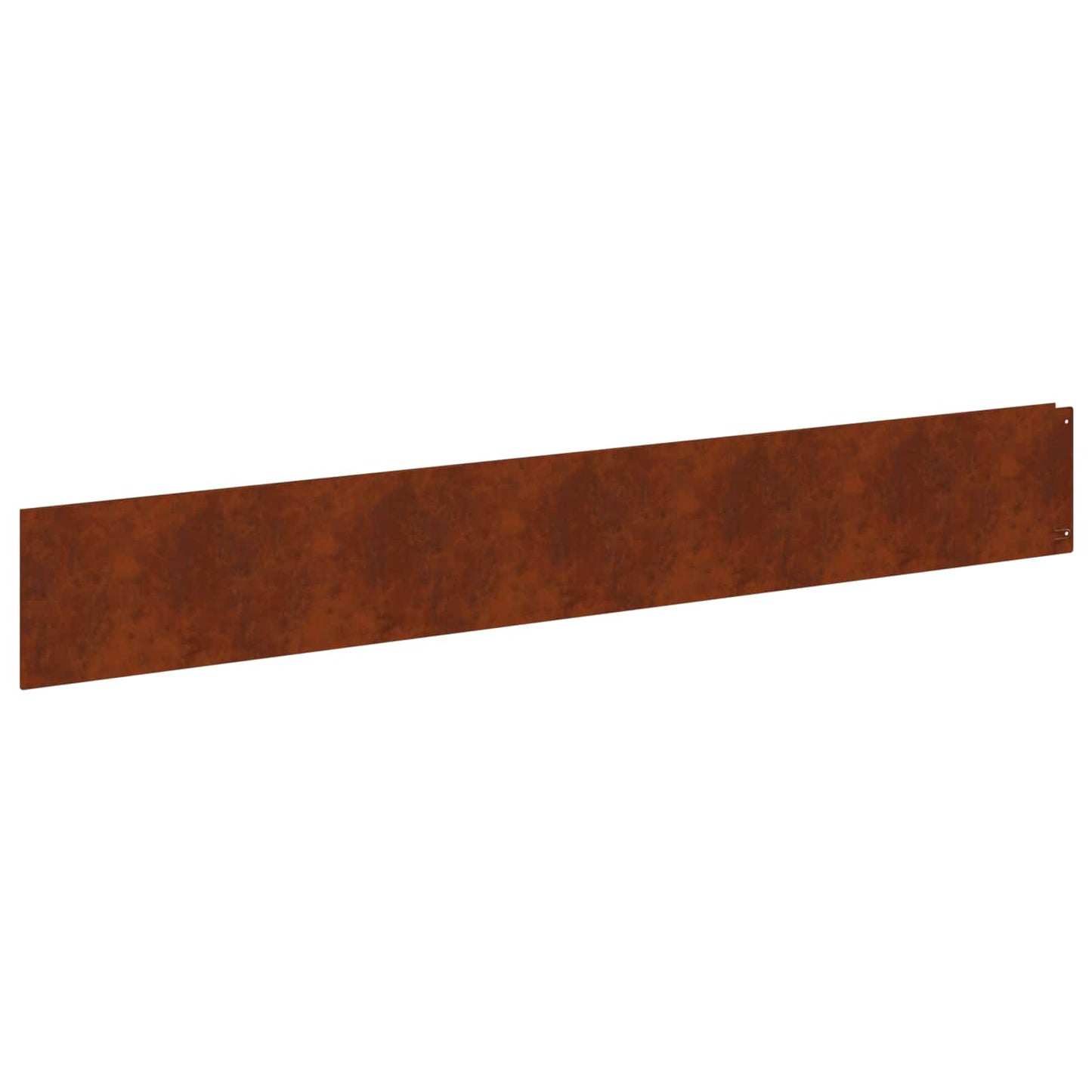 Gazonrand 10 pcs 100 x 15 cm Staal Roestig