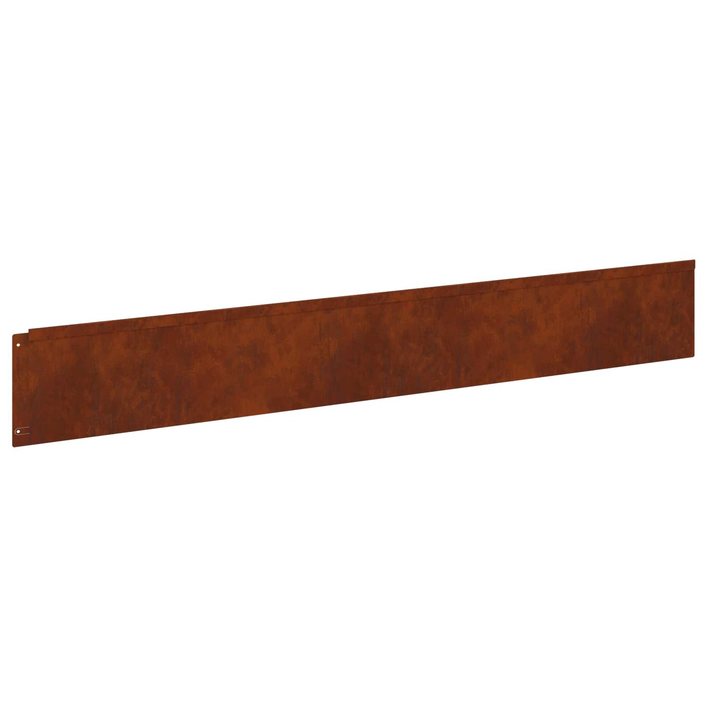 Gazonrand 10 pcs 100 x 15 cm Staal Roestig