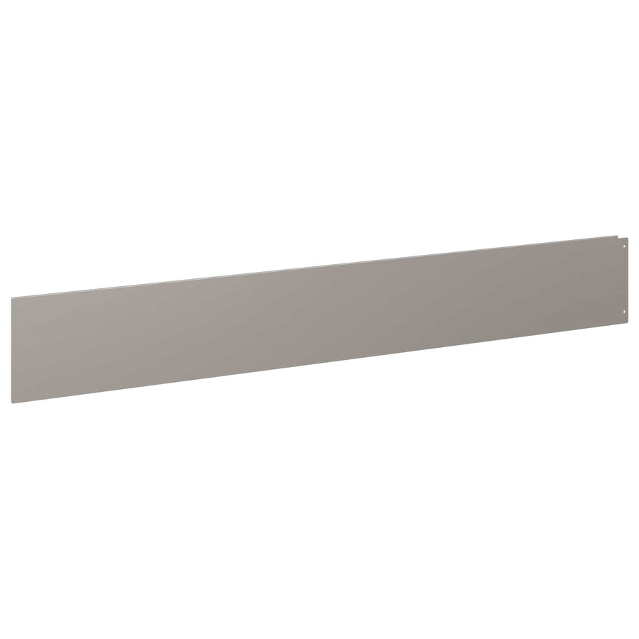 Gazonrand 20 pcs 100 x 15 cm Staal Roestig