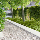 Gazonrand 10 st 100 x 18 cm Staal Wit
