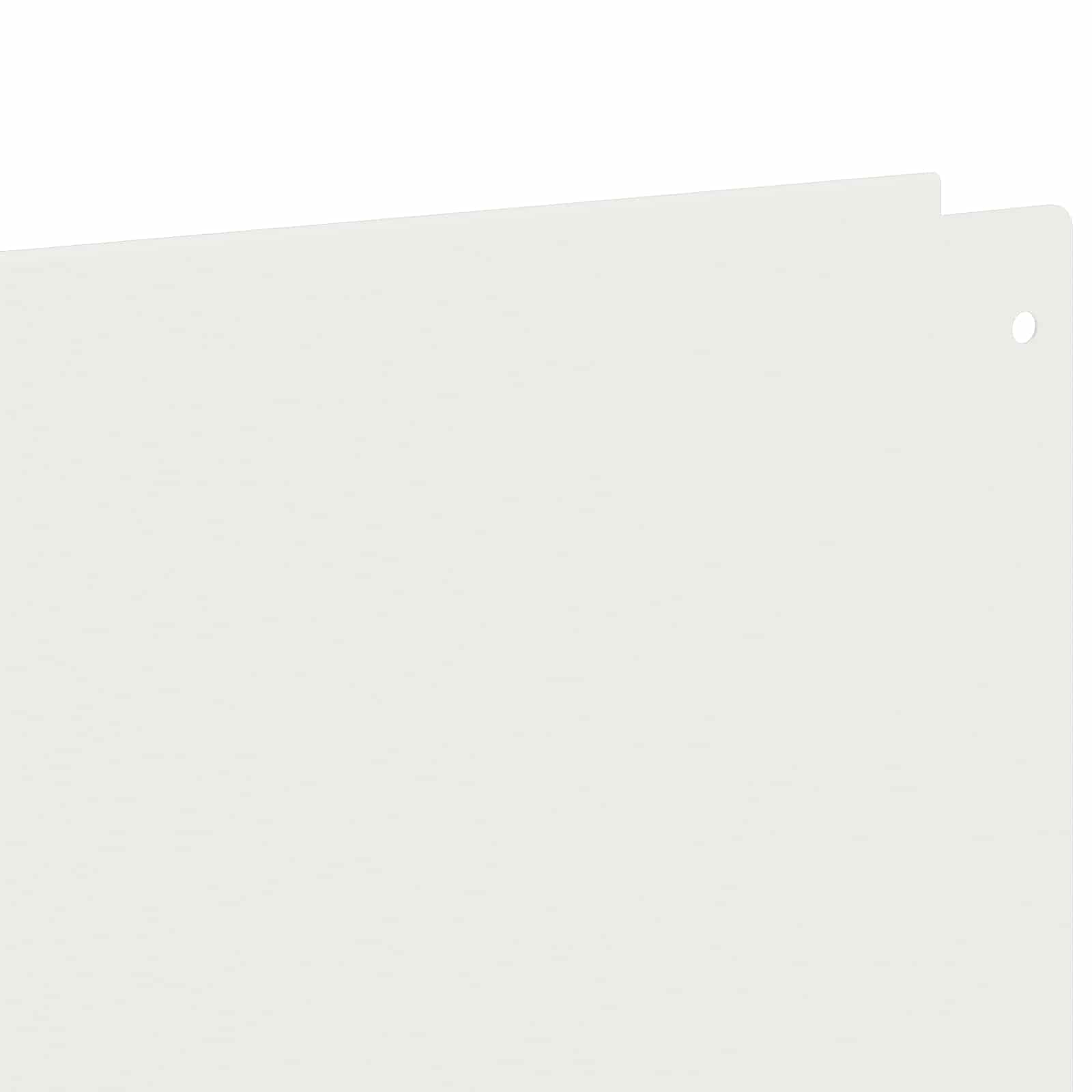 Gazonrand 30 st 100 x 18 cm Staal Wit