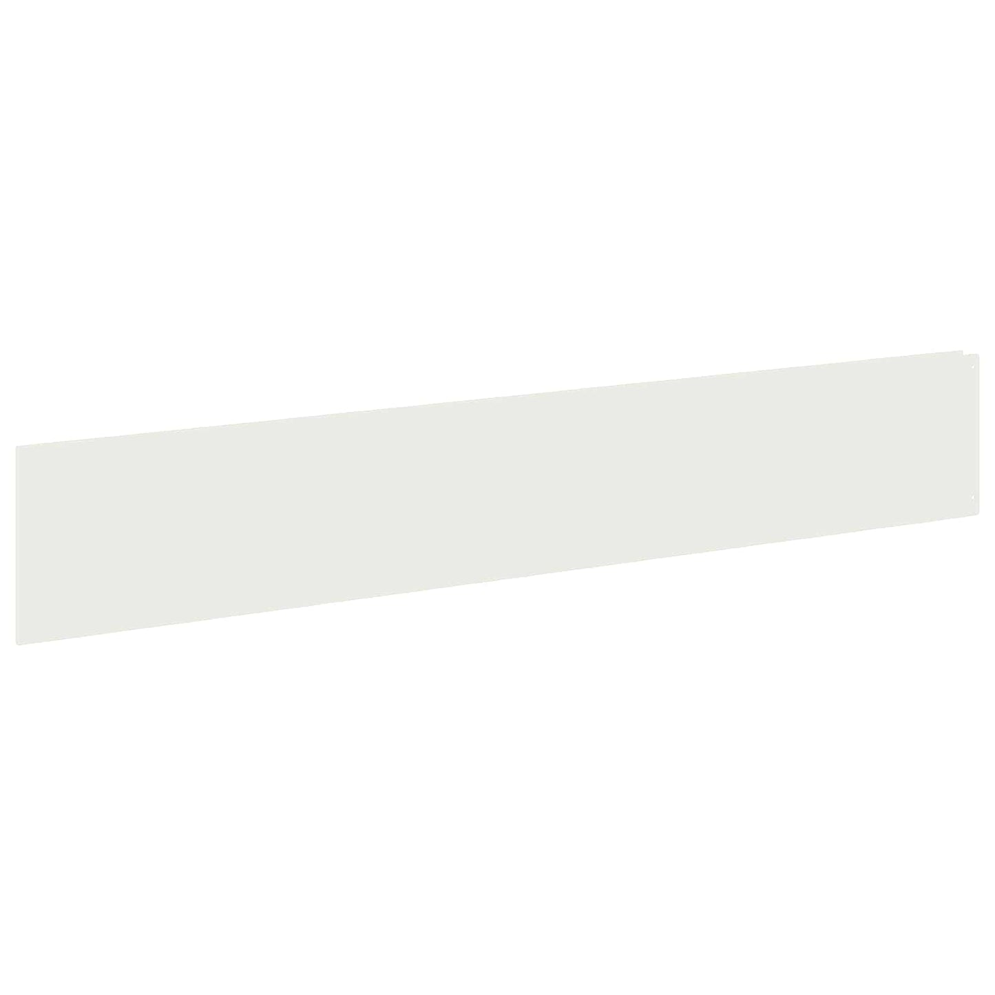 Gazonrand 30 st 100 x 18 cm Staal Wit