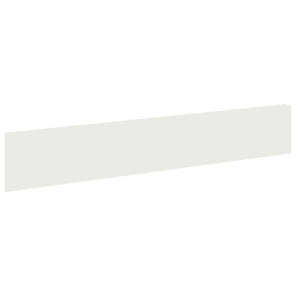 Gazonrand 30 st 100 x 18 cm Staal Wit