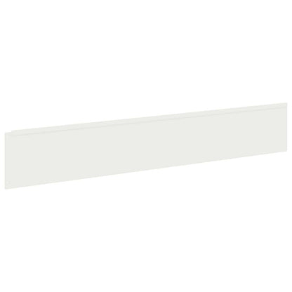 Gazonrand 30 st 100 x 18 cm Staal Wit