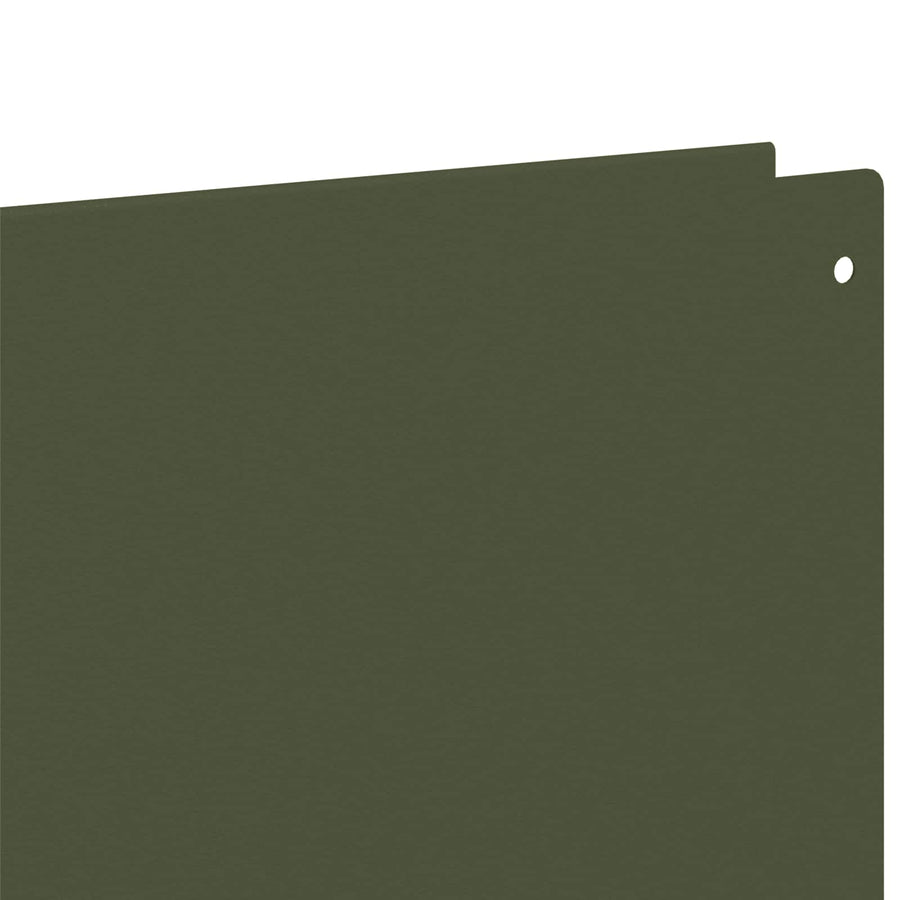 Gazonrand 10 st 100 x 18 cm Staal Olijfgroen
