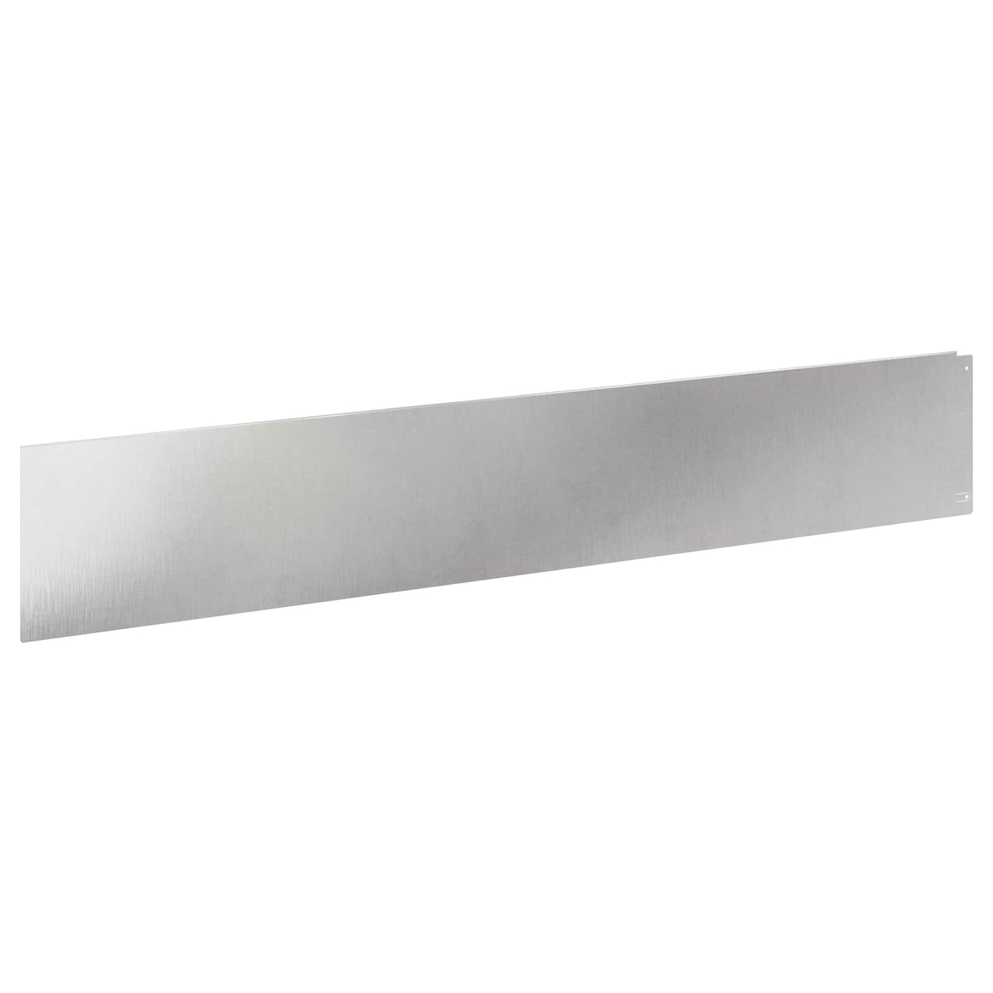 Gazonrand 10 pcs 100 x 18 cm Staal Zilverkleurig