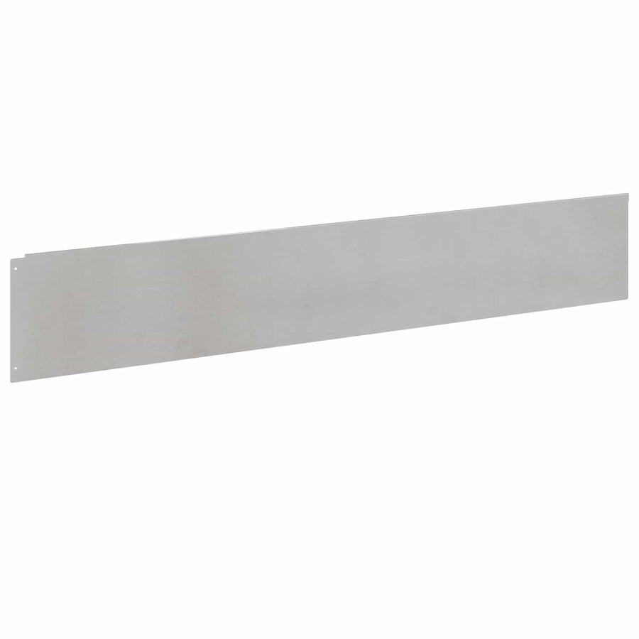 Gazonrand 30 pcs 100 x 18 cm Staal Zilverkleurig