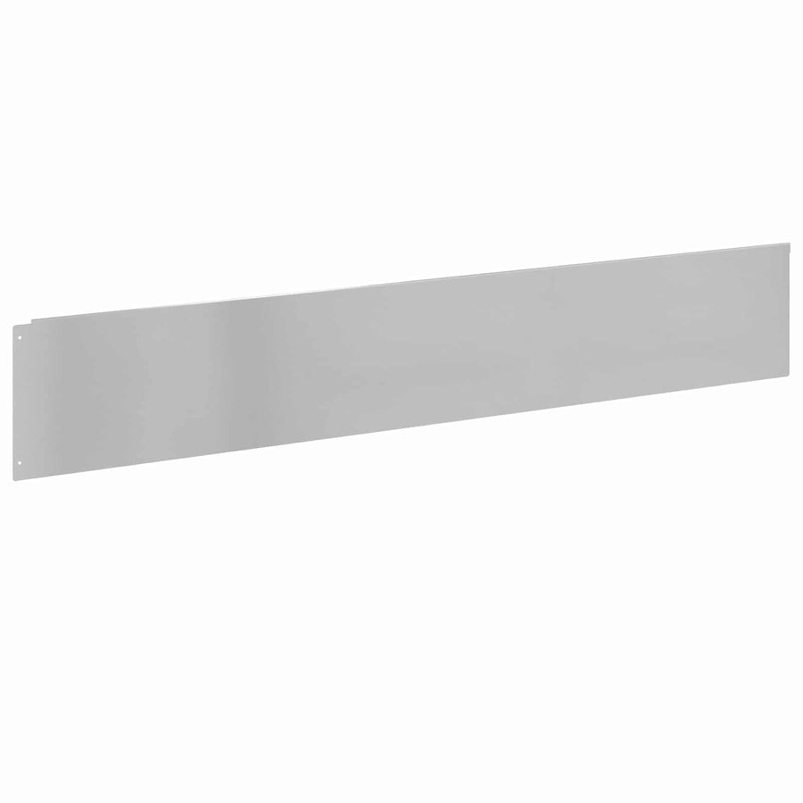 Gazonrand 20 pcs 100 x 18 cm Staal Zilverkleurig