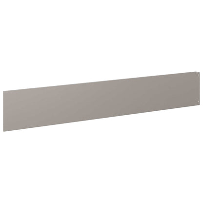 Gazonrand 10 pcs 100 x 18 cm Staal Roestig