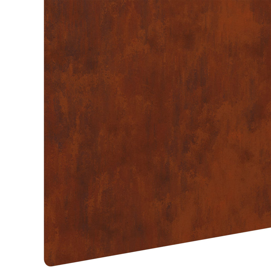 Gazonrand 20 pcs 100 x 18 cm Staal Roestig
