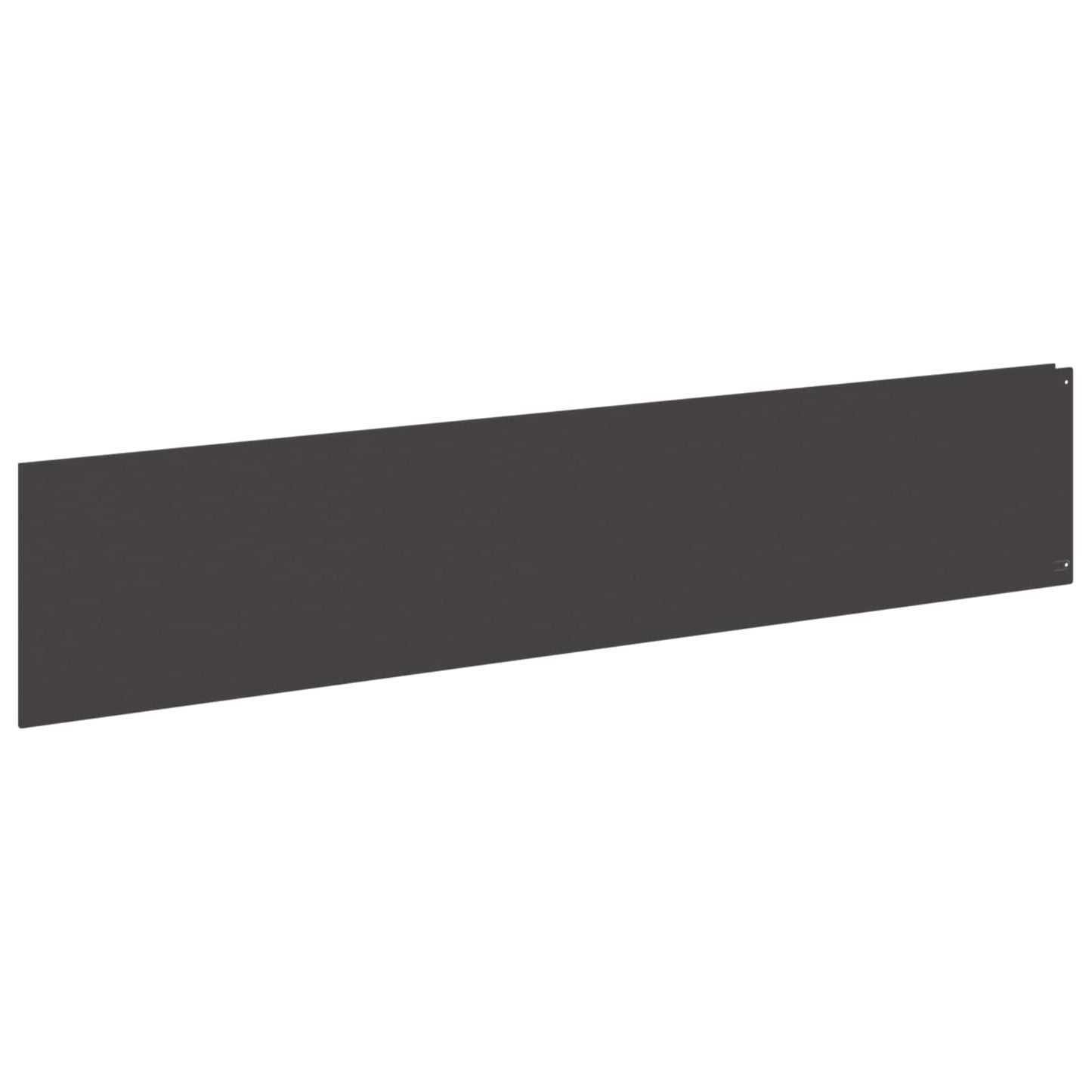 Gazonrand 10 st 100 x 22 cm Staal Zwart