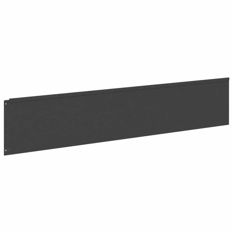 Gazonrand 20 st 100 x 22 cm Staal Zwart