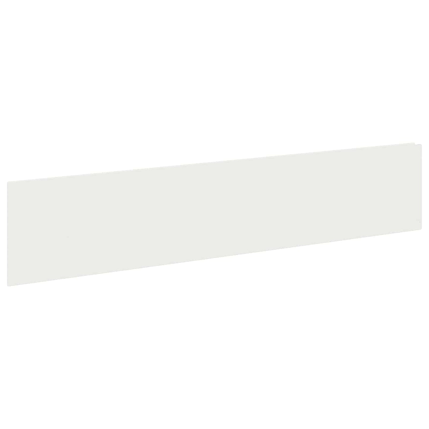 Gazonrand 10 st 100 x 22 cm Staal Wit