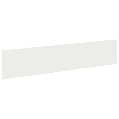 Gazonrand 10 st 100 x 22 cm Staal Wit