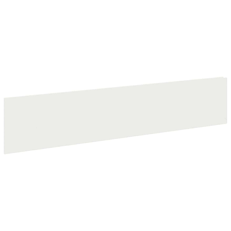 Gazonrand 10 st 100 x 22 cm Staal Wit