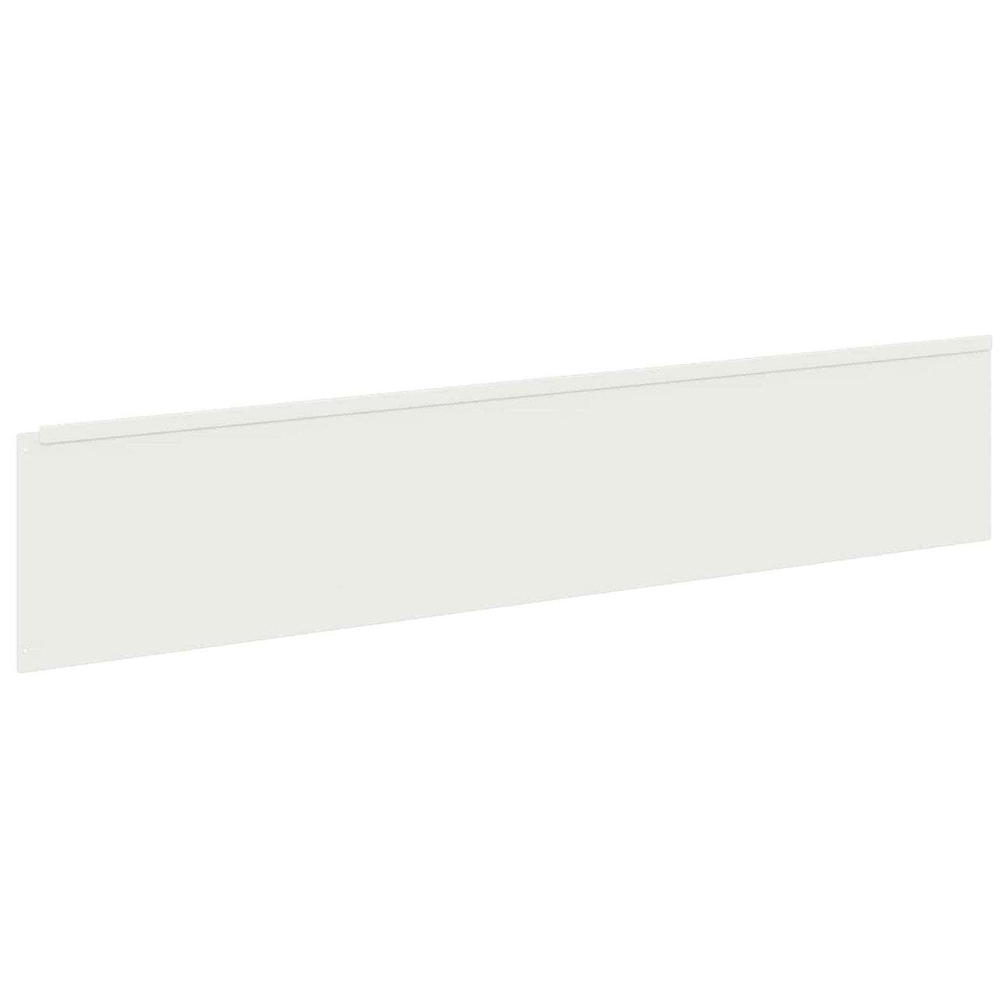 Gazonrand 20 st 100 x 22 cm Staal Wit