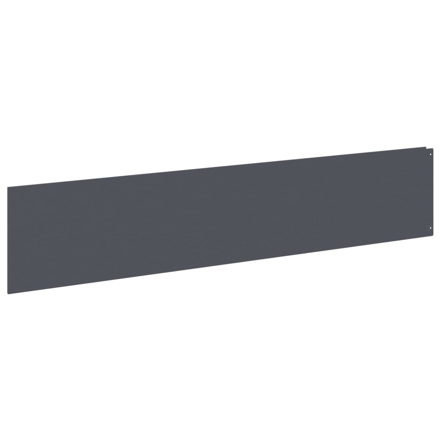 Gazonrand 10 st 100 x 22 cm Staal Antracietkleurig