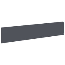 Gazonrand 10 st 100 x 22 cm Staal Antracietkleurig