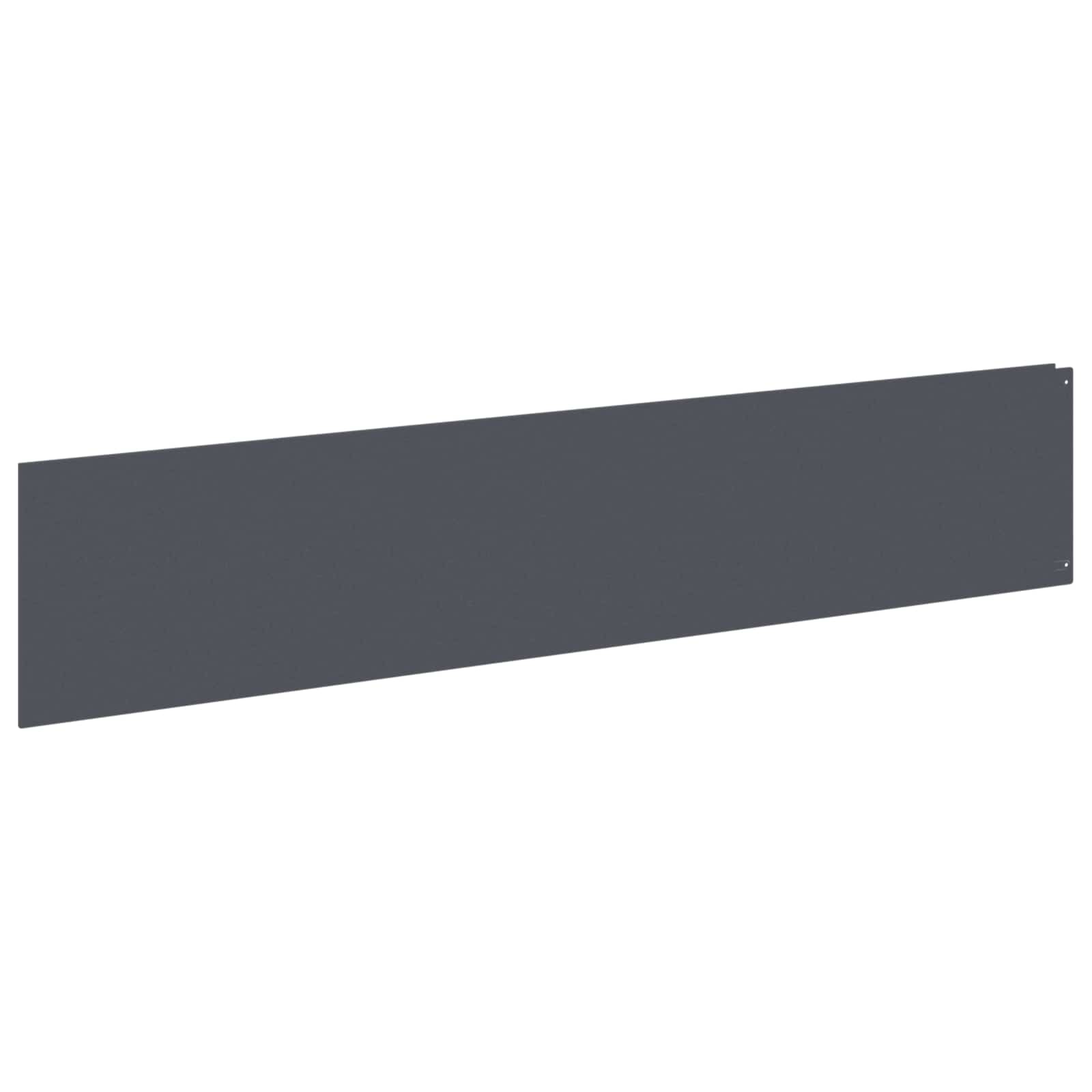 Gazonrand 20 st 100 x 22 cm Staal Antracietkleurig