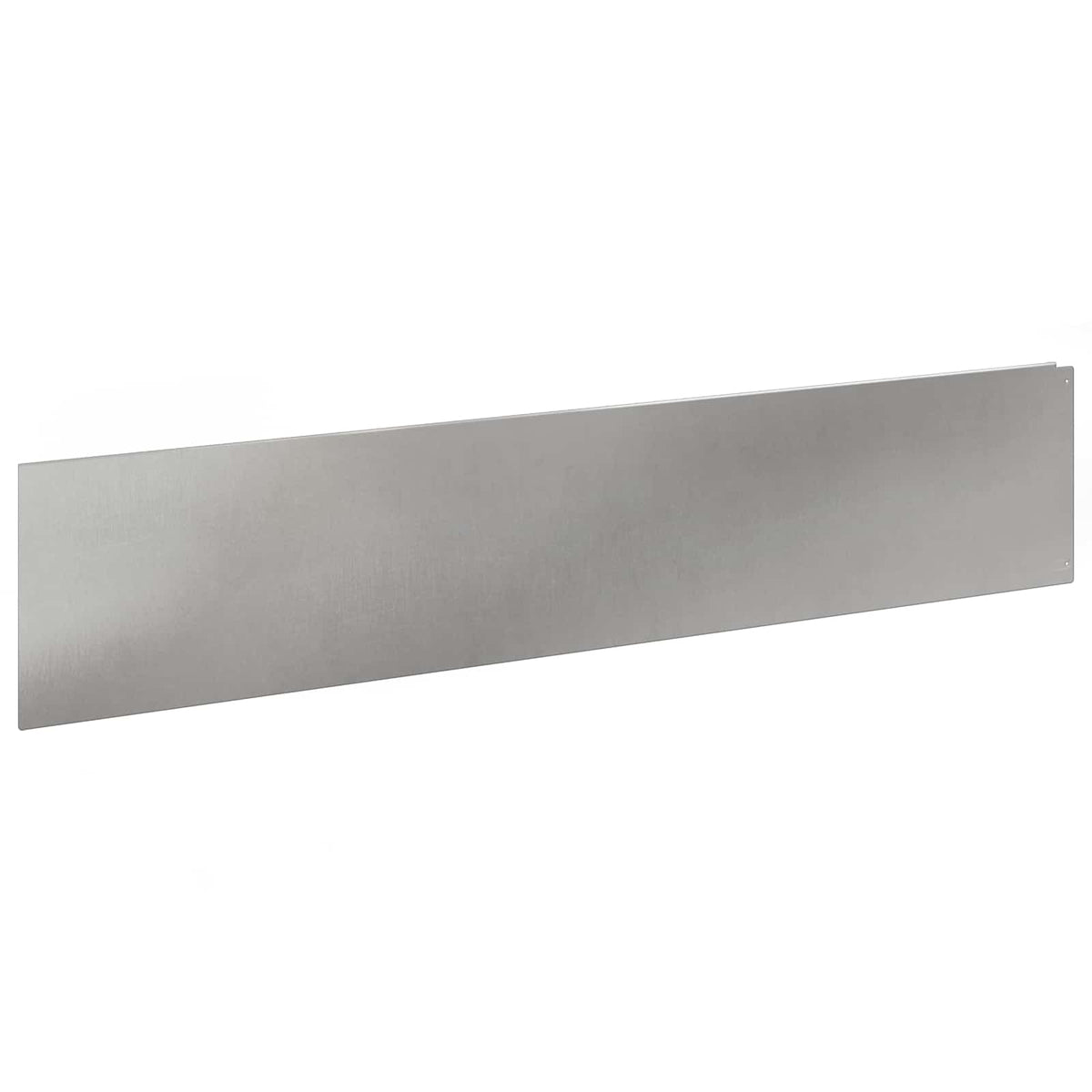 Gazonrand 10 st 100 x 22 cm Staal zilver