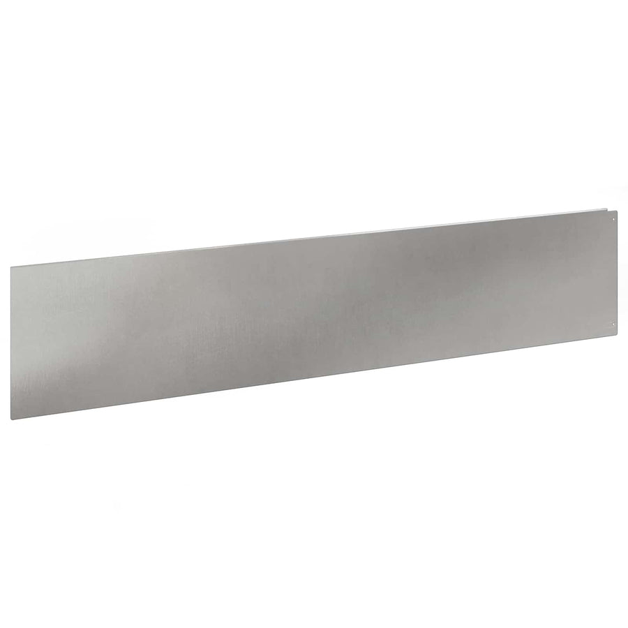 Gazonrand 10 st 100 x 22 cm Staal zilver
