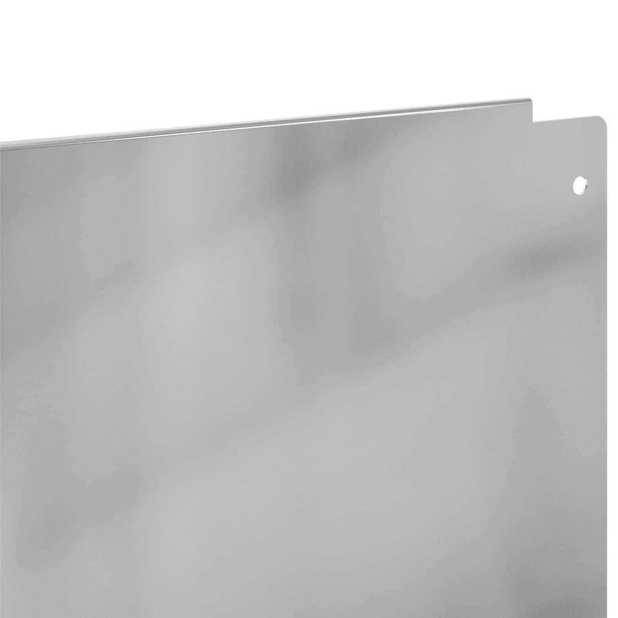 Gazonrand 20 pcs 100 x 22 cm Staal Zilverkleurig
